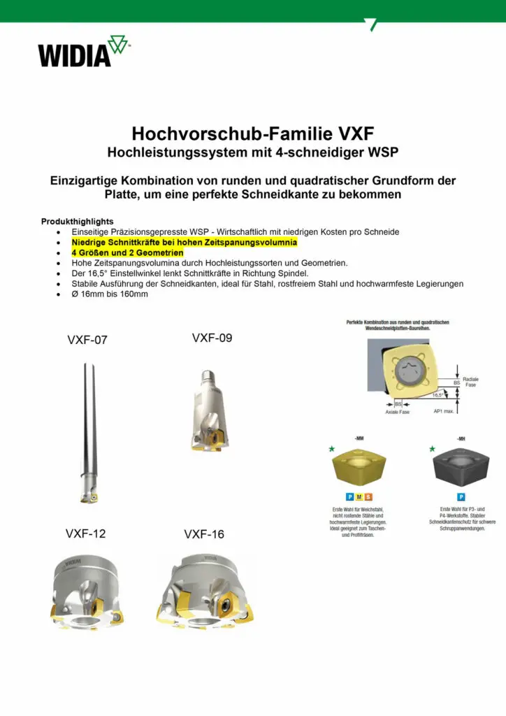 Infoblatt widia vxf